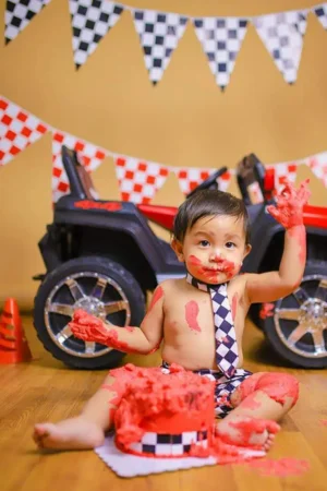 Little Racer Smash Cake Set (No Logo)